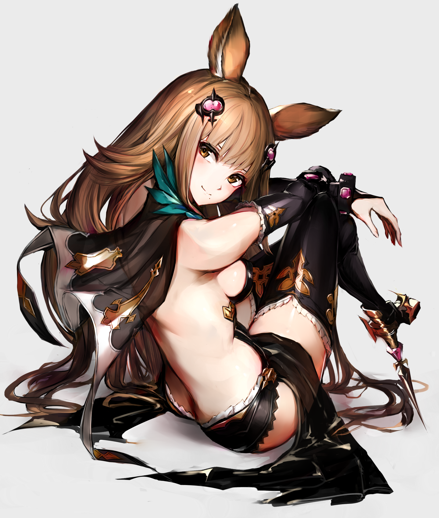 Granblue Fantasy / Metera. Anime Art. - Аниме, Игры, Арт, Granblue Fantasy, Metera, Ушастые, Anime Art