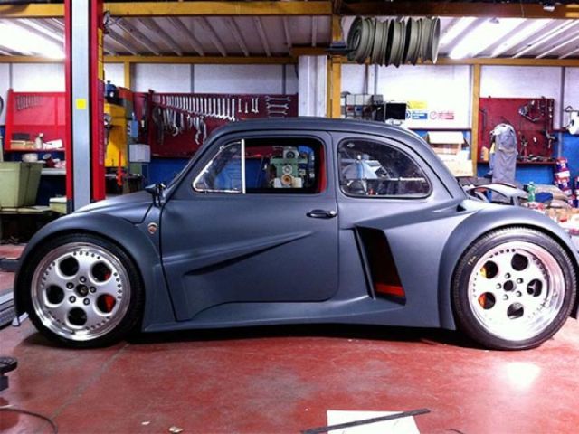 Fiat 500 with 6.2 liters. V12 engine from Lamborghini Murcielago and 580 hp. vk- AUTO-MOTO life - Lamborghini Murcielago, FIAT 500, Tuning, 