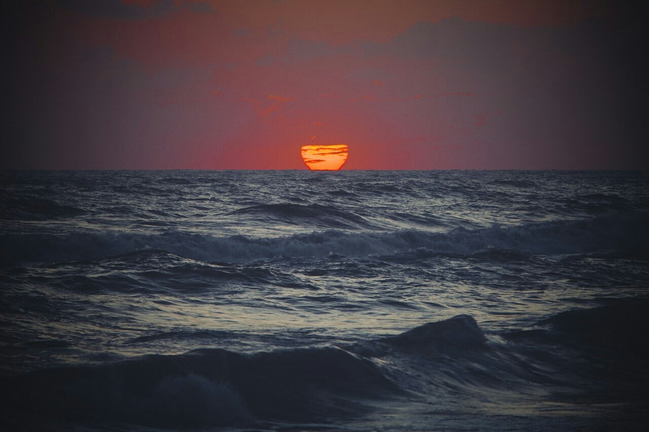 Sea. - Sea, Sunset, beauty, Relax, Longpost