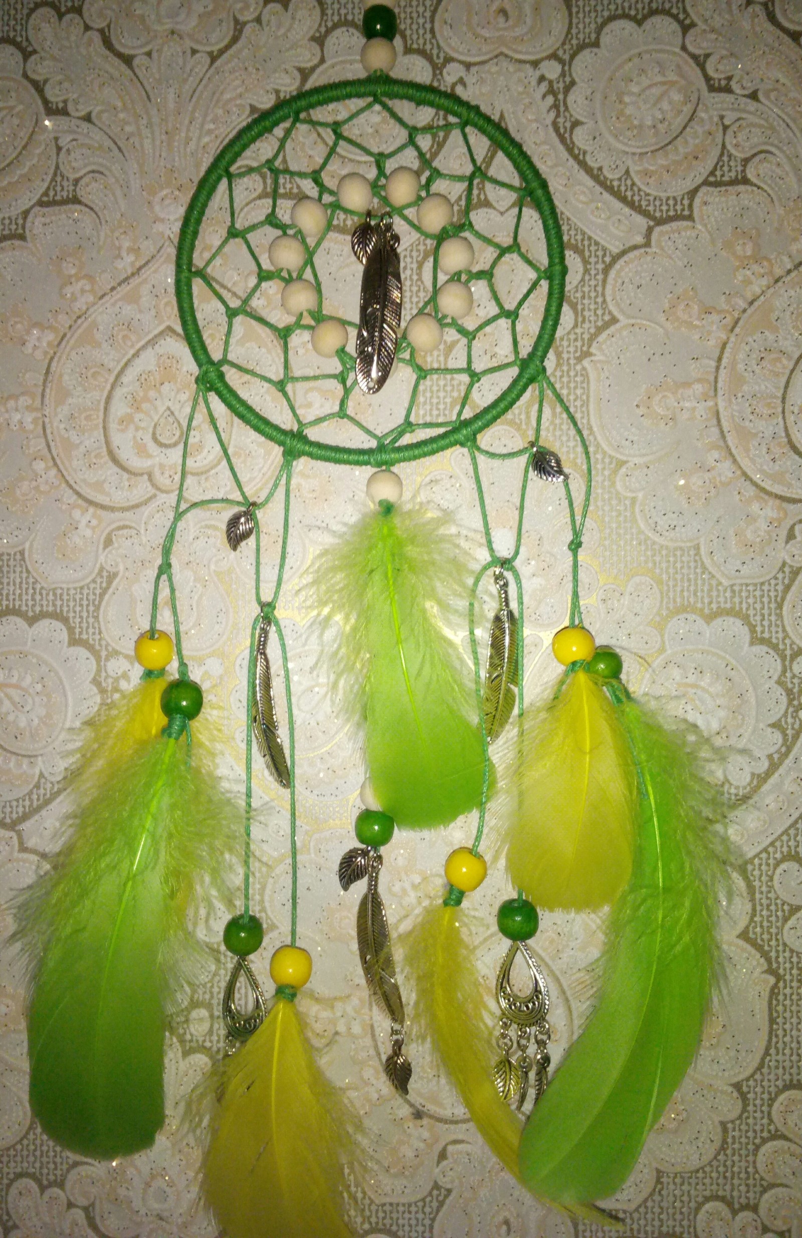 Breath of spring - My, Needlework, Dreamcatcher