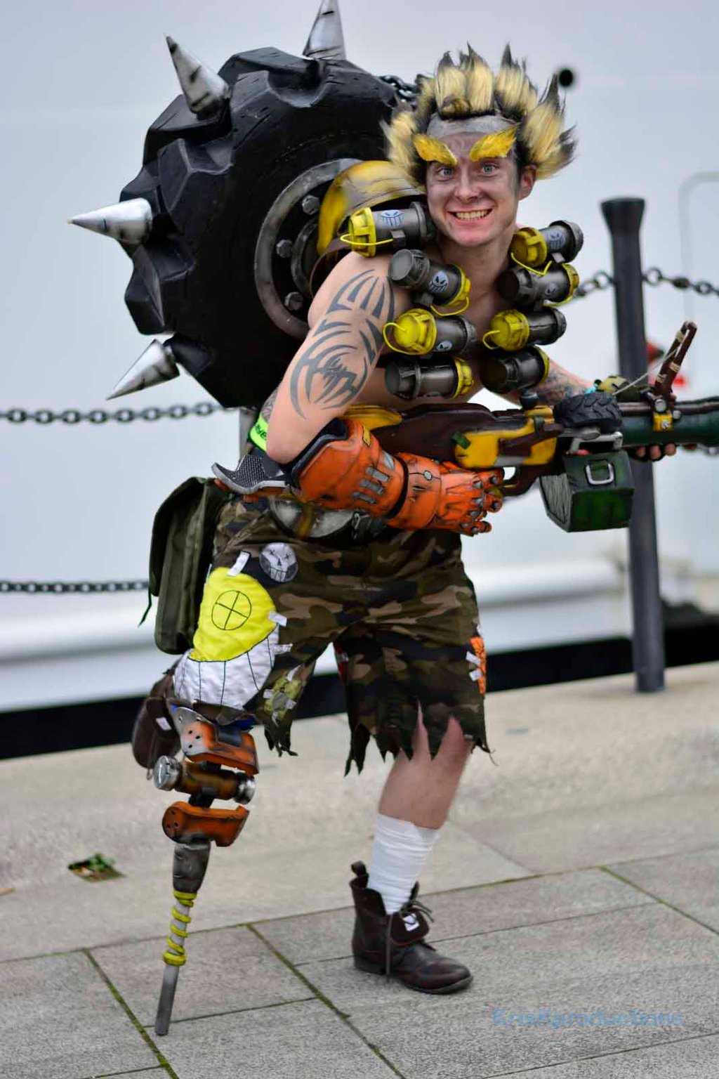 Косплей Крысавчика - Overwatch, Junkrat, Косплей, Cosplay overwatch, Крысавчик, Длиннопост