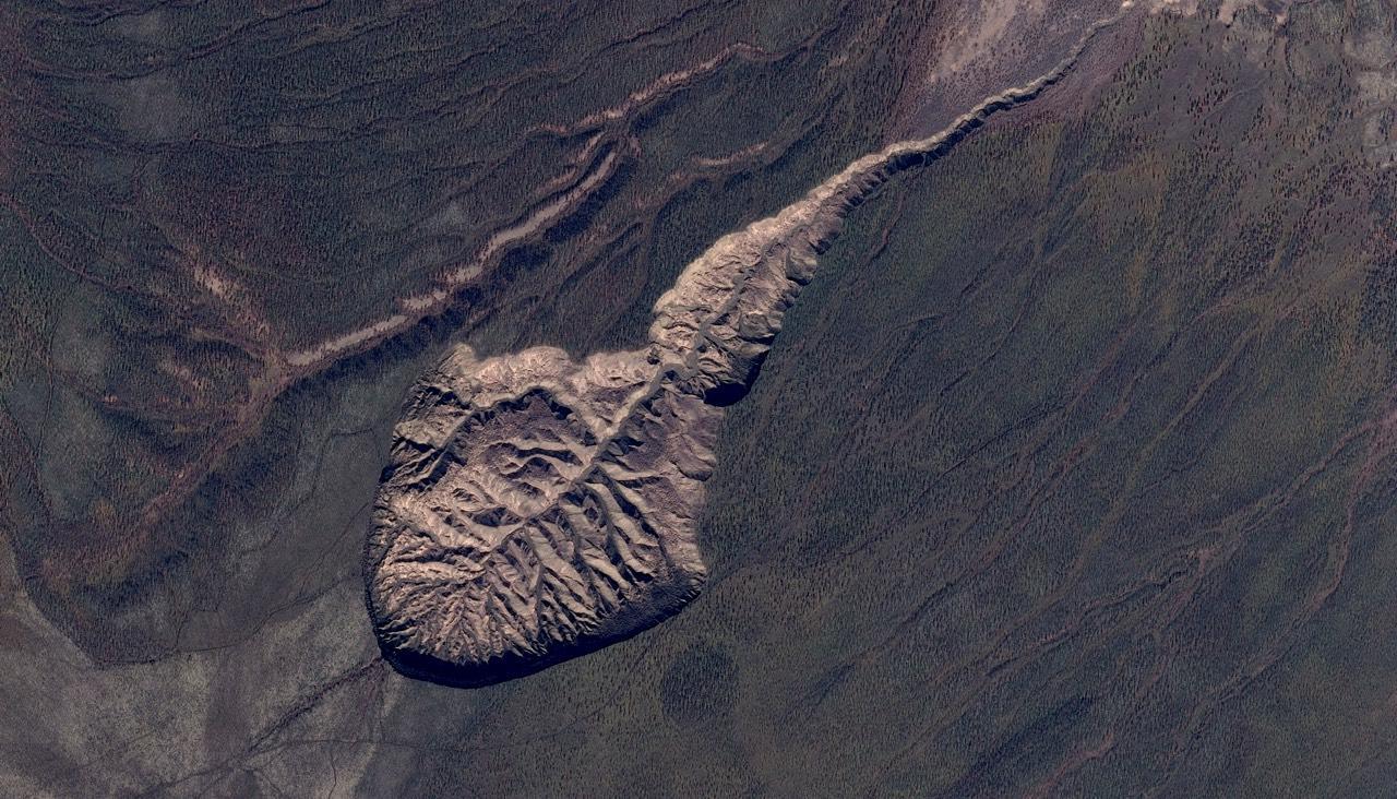 Якутия Батагайский кратер