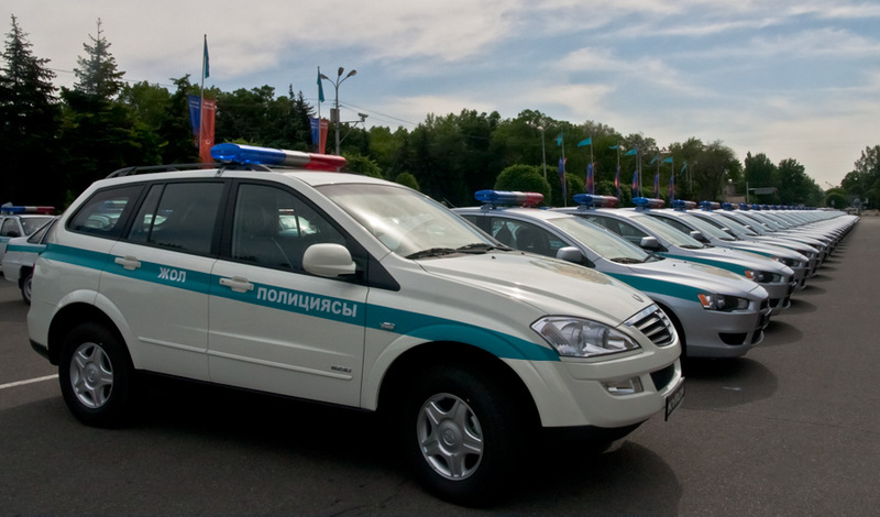 What does the police of Kazakhstan drive - Kazakhstan, Atyrau, Police, Car, Longpost