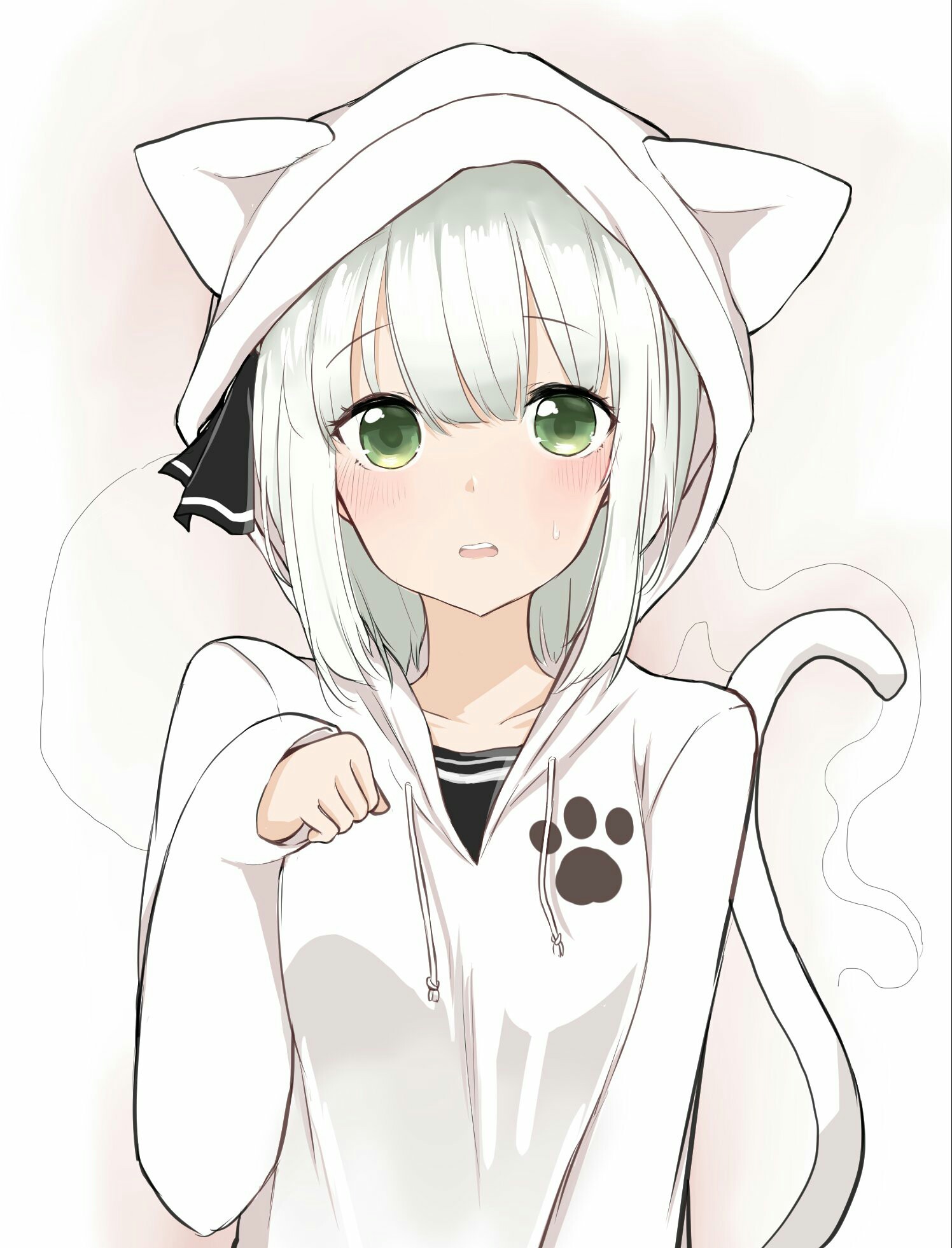 Nyayay... :3 - Anime, Art, Anime art, Neko, Longpost