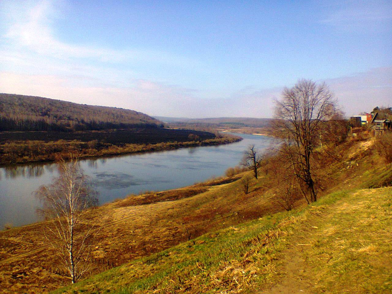 Oka. - My, Nature, Tula region, Oka, Seasons, Longpost