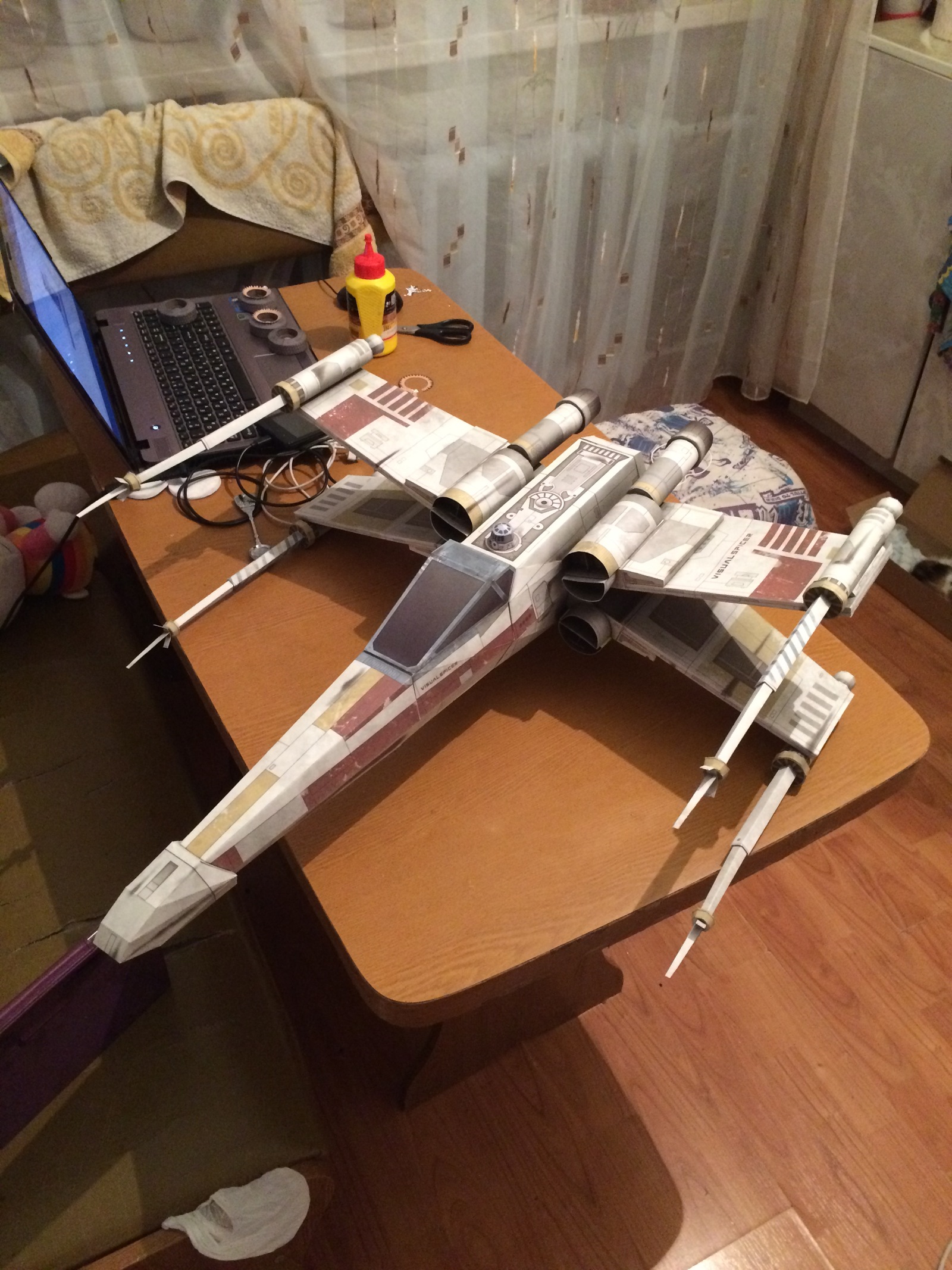 Star Wars - Starfighter - My, Starfighter, Star Wars, Starfighter, Spaceship, Space, Longpost