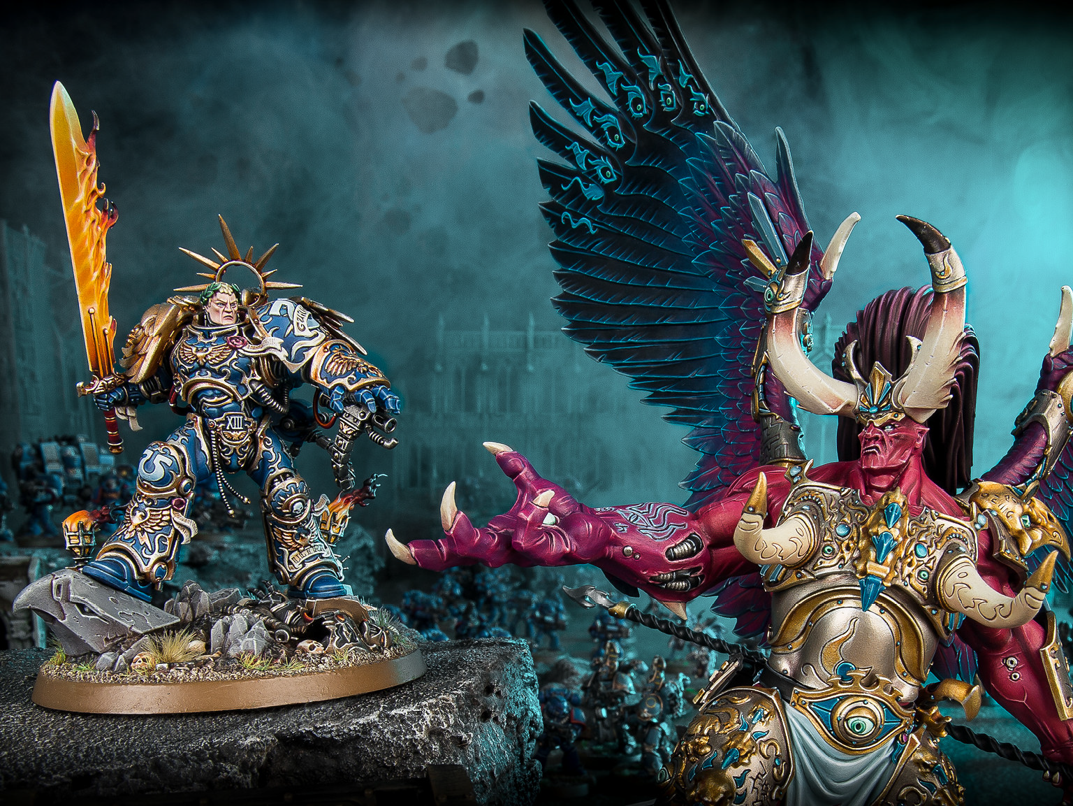 Gathering Storm: Rise of the Primarch - High quality images from White Dwarf March 2017 - Warhammer 40k, Wh Art, Wh miniatures, Wh News, Gathering storm, , Modeling, Longpost