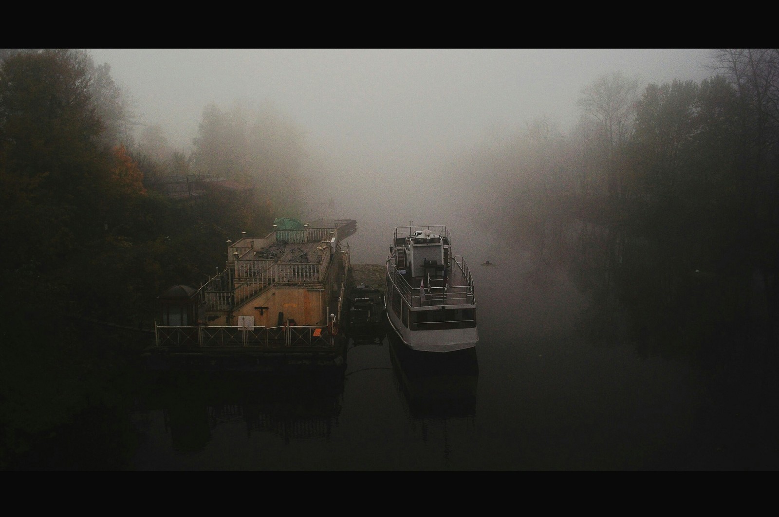 Mist. - My, Fog, The photo, Nikon, Nikon d90, Black and white photo, Longpost