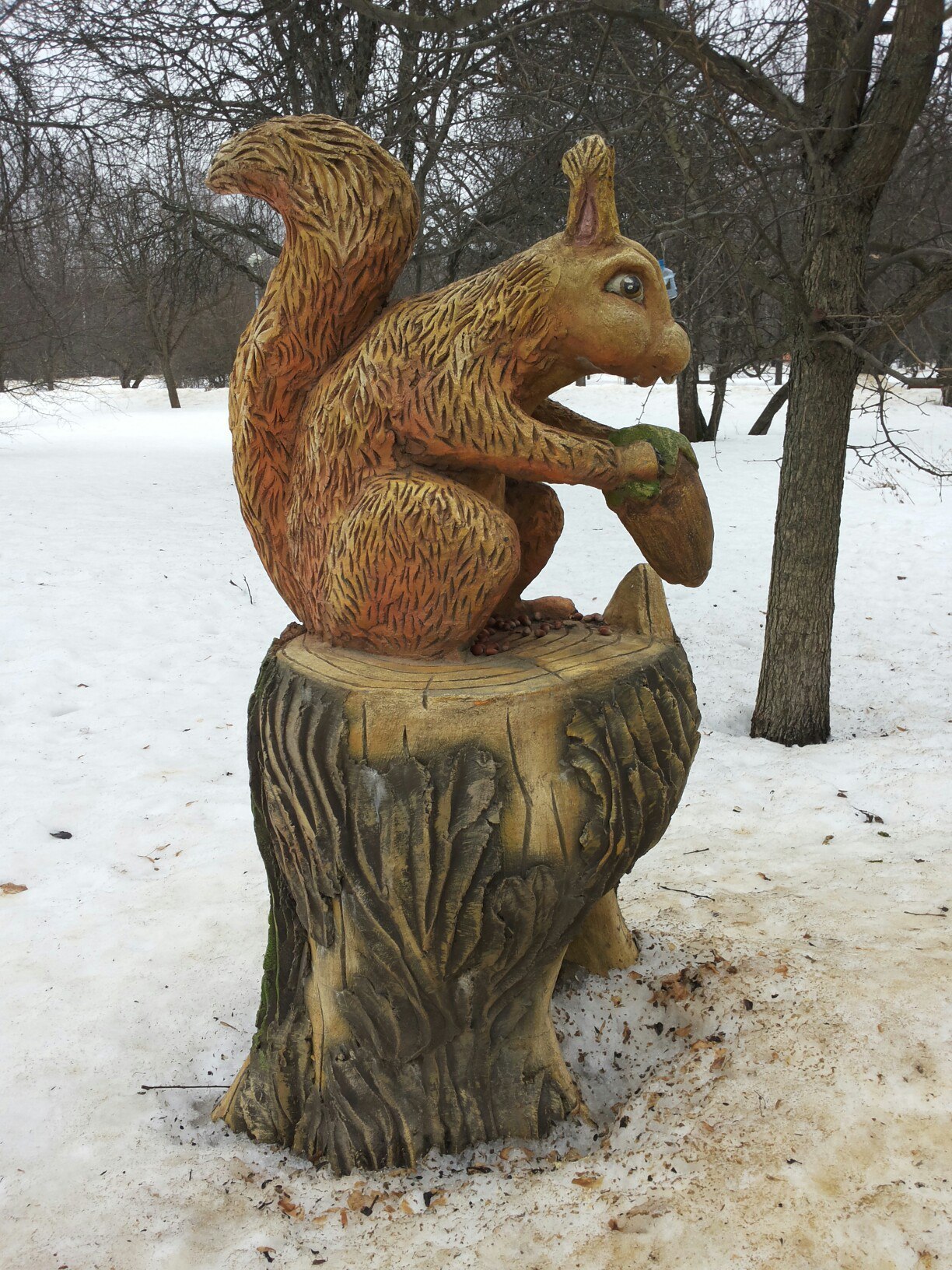 Concrete sculptures in the Northern Tushino park - My, Tushino, The park, Sculpture, Story, Forest Park, Longpost