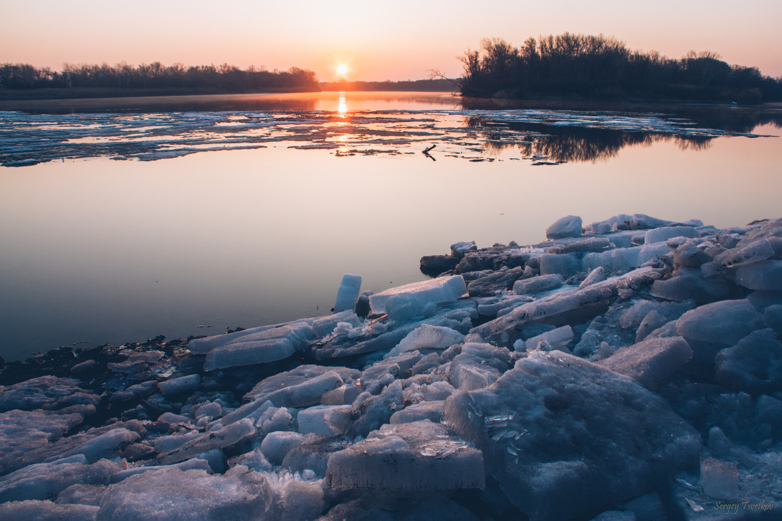 Spring Dawn - My, The photo, Nature, dawn, My, Russia