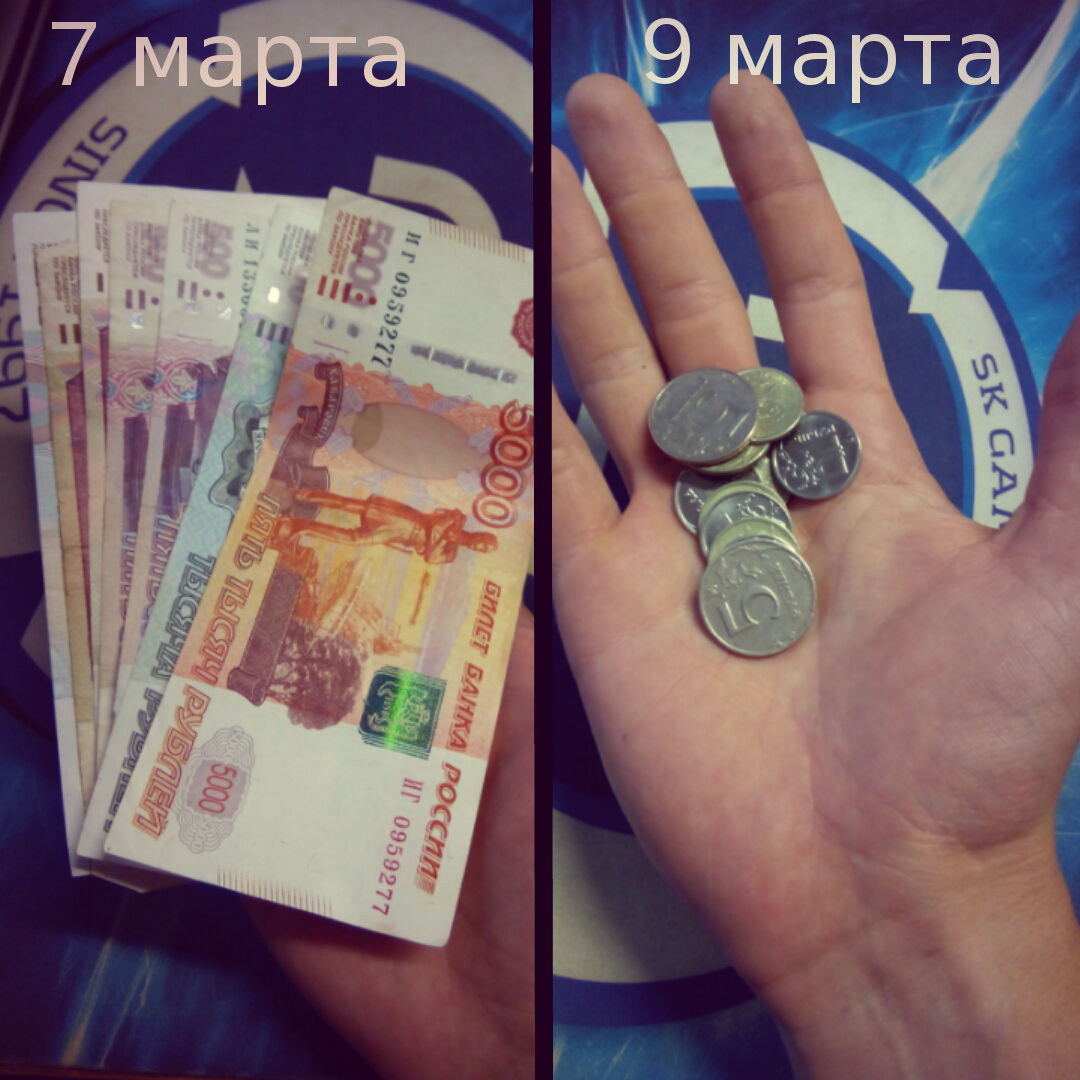 Деньги март