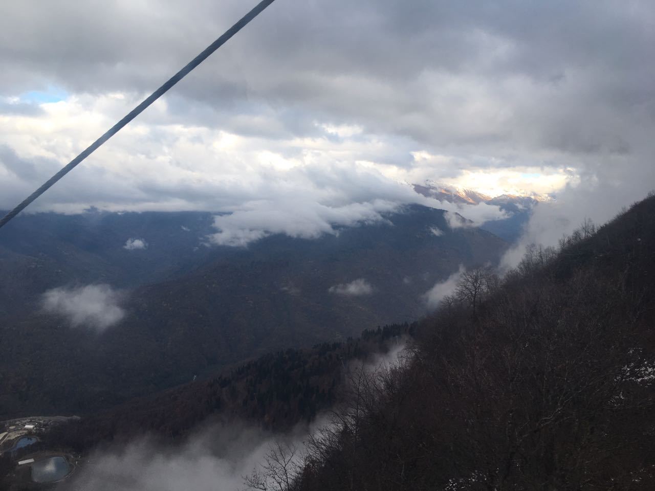 Rosa Khutor in autumn. - My, beauty, Landscape, Rosa Khutor, Autumn