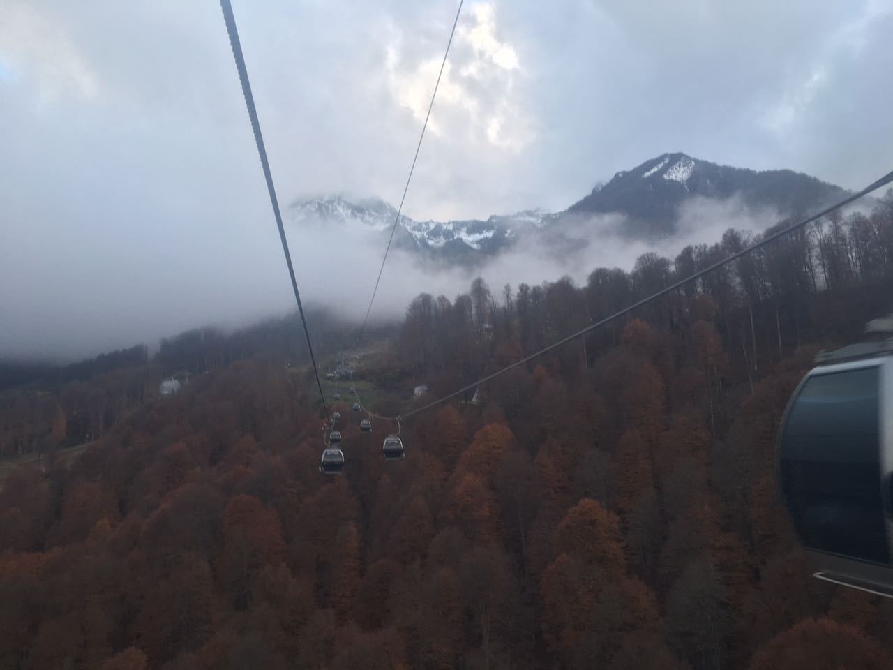 Rosa Khutor in autumn. - My, beauty, Landscape, Rosa Khutor, Autumn