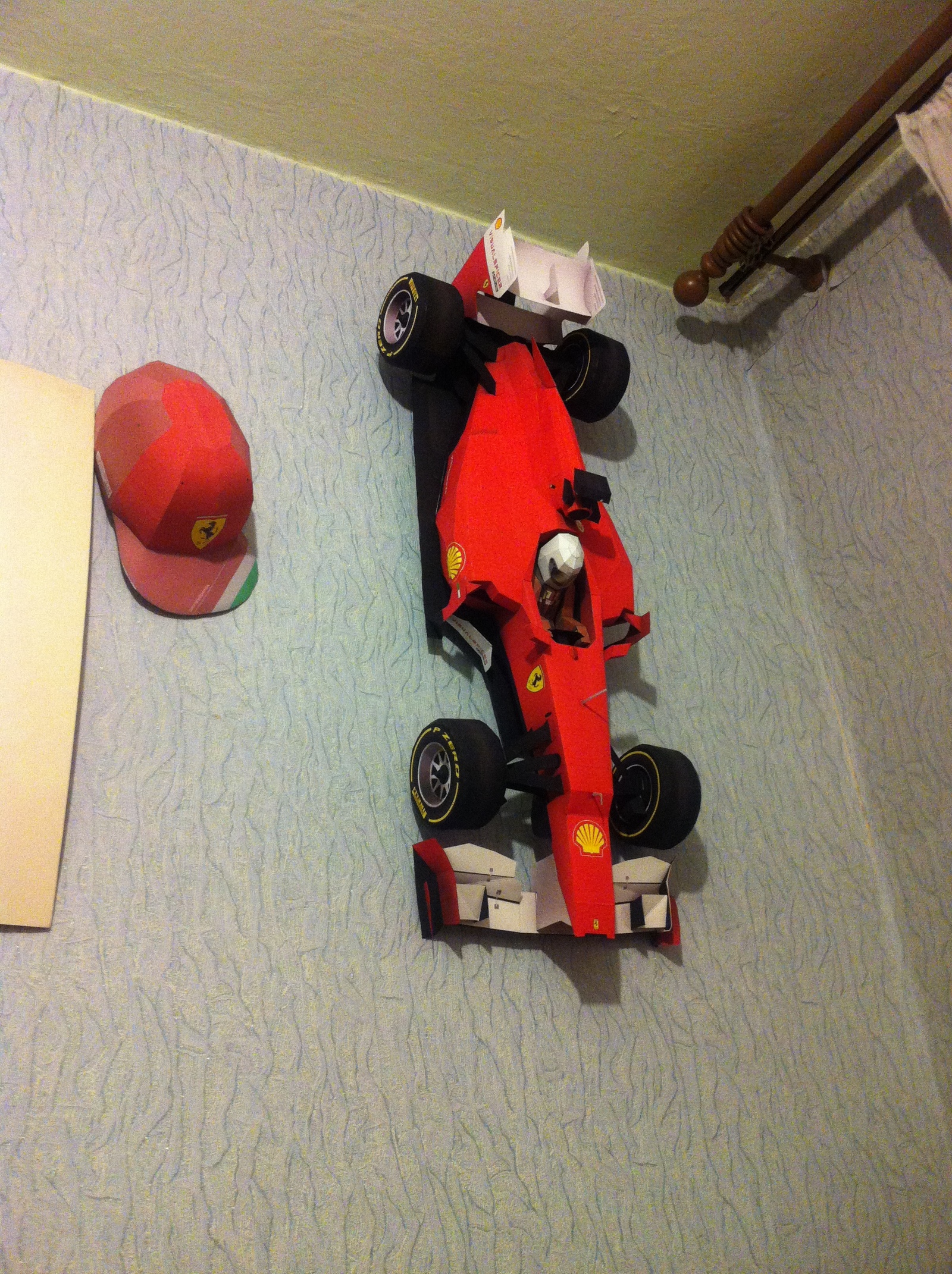 Ferrari F1 - My, , Bolid, Sport, Formula 1, Papercraft, Race, Car modeling, Longpost