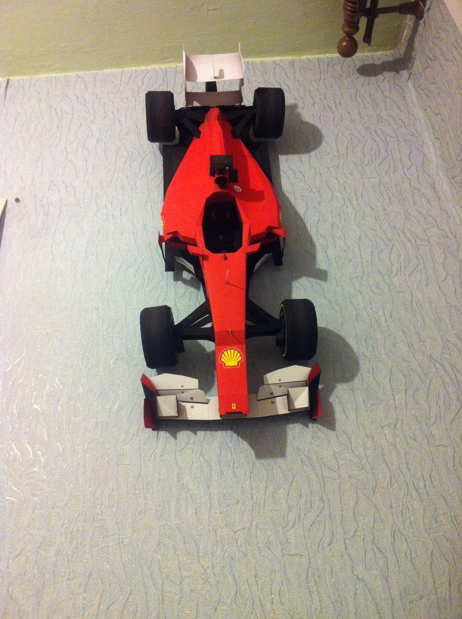 Ferrari F1 - My, , Bolid, Sport, Formula 1, Papercraft, Race, Car modeling, Longpost