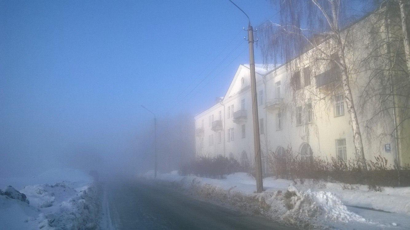 Spring fog at the Ob HPP - My, Fog, Obges, Novosibirsk, Russia, Spring, Silent Hill, Nature, Longpost