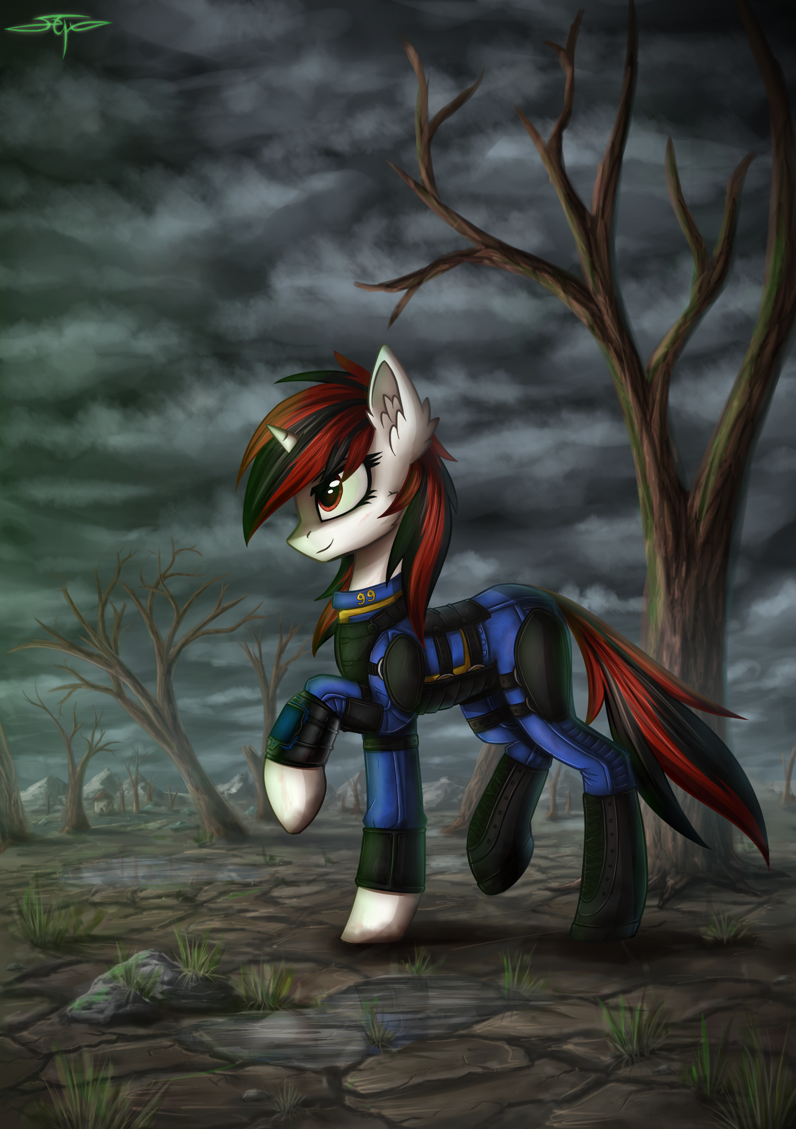 An ancient evil has awakened! - My little pony, Blackjack MLP, Foe: Project Horizons, Fallout: Equestria, MLP Blackjack