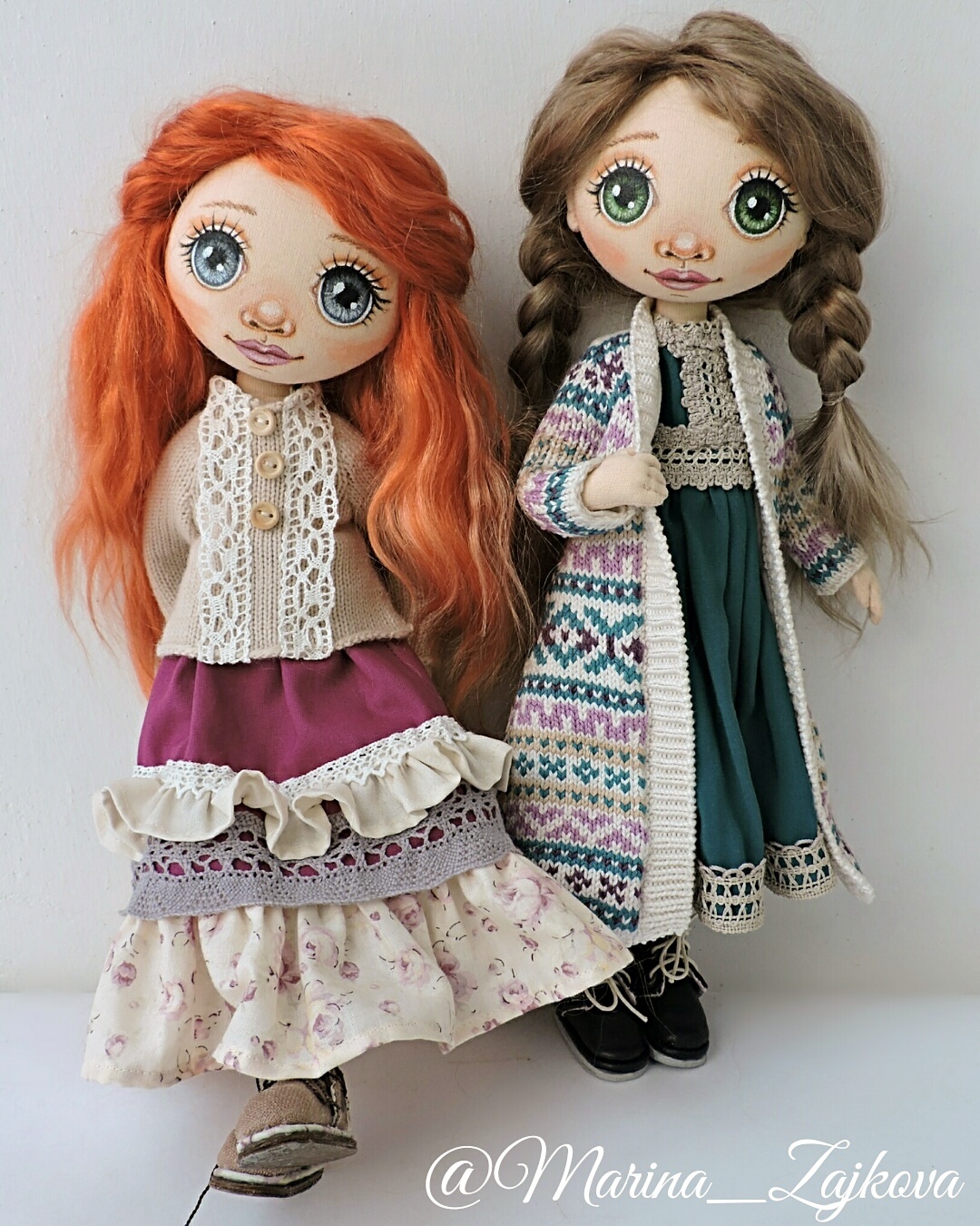 When you put your soul into dolls... - My, Doll, Creation, Needlework, My, Video, Longpost