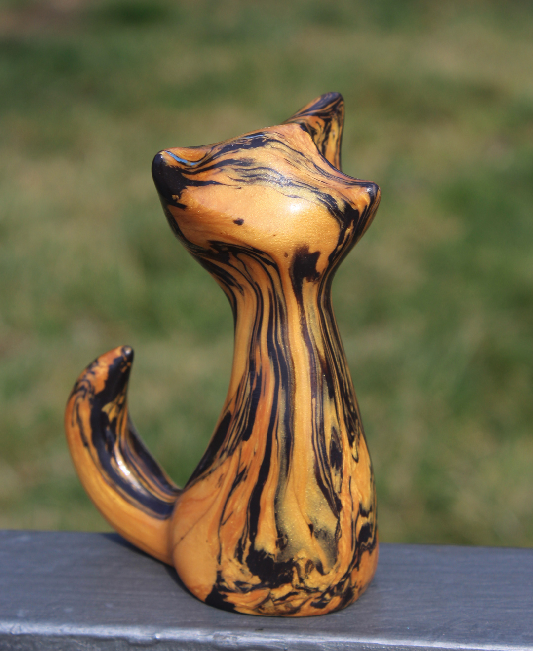 fox-footed - My, Polymer clay, Statuette, Longpost, Fox