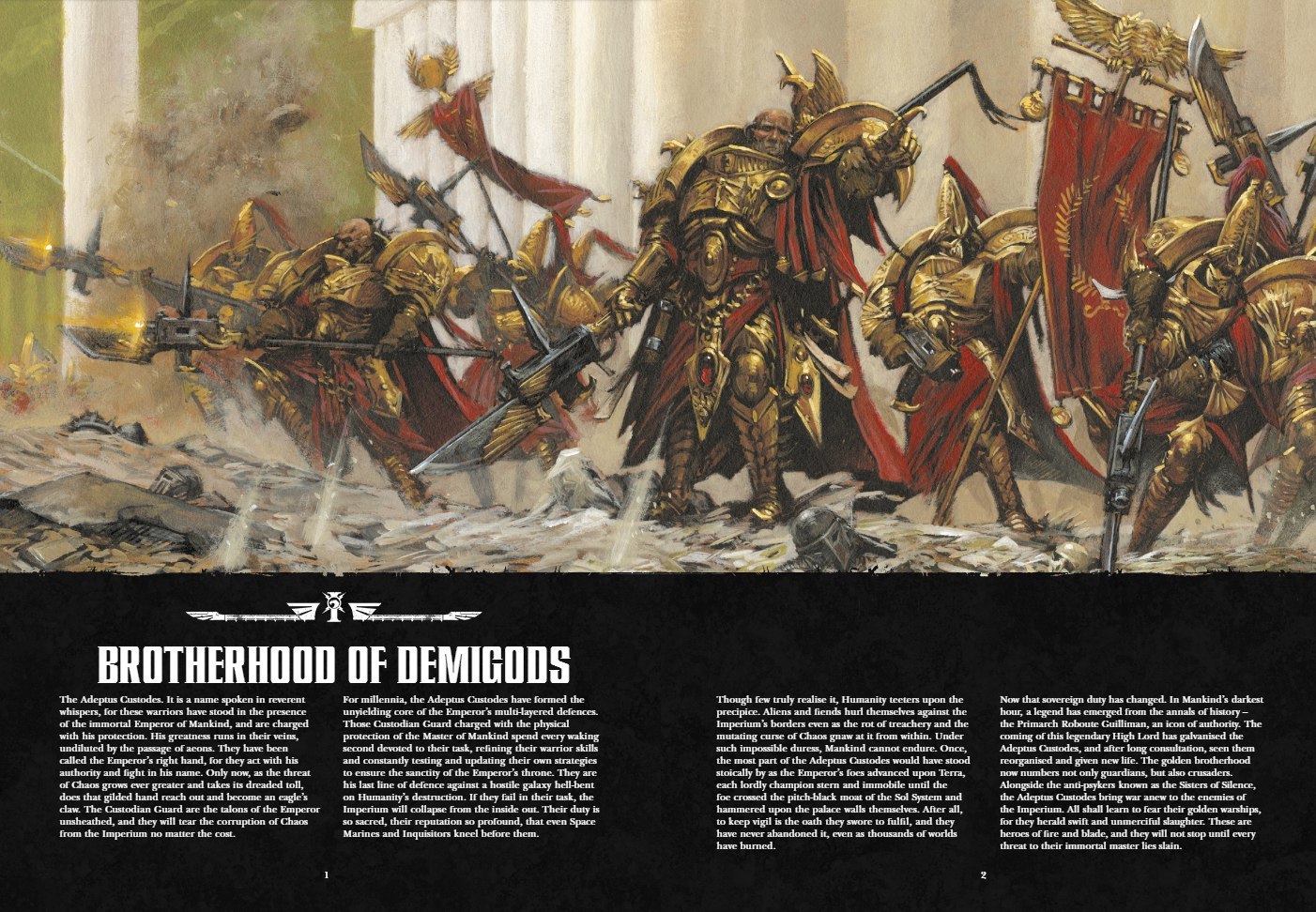 While Forge World is releasing normal Custodians, GW are releasing this - Warhammer 40k, Wh News, Adeptus Custodes, Codex, Longpost