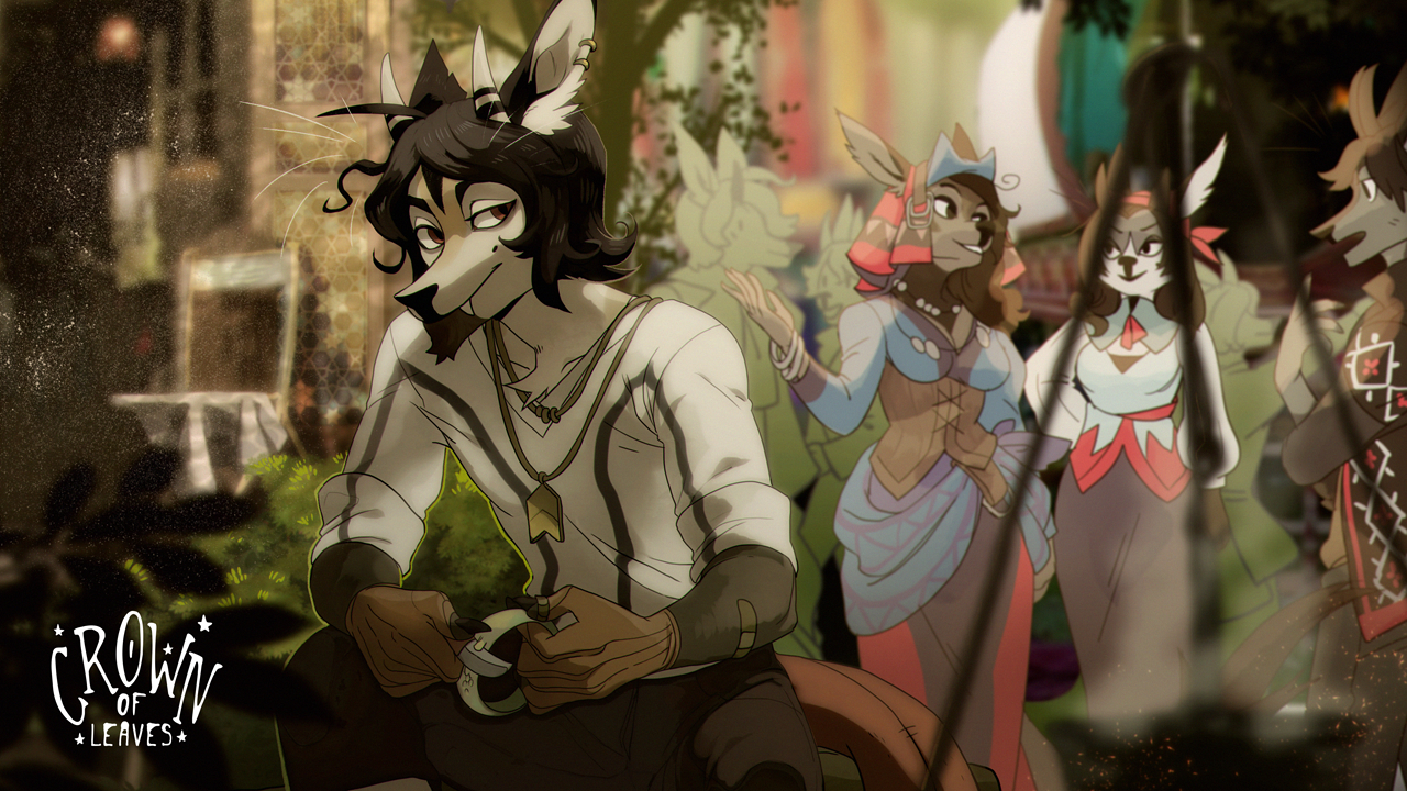 The Crown of Leaves - VN and Furry - Furry, The Crown of Leaves, Visual novel, Games, Nataliedecorsair, Lingrimm, Anthro, Fantasy, Video, Longpost