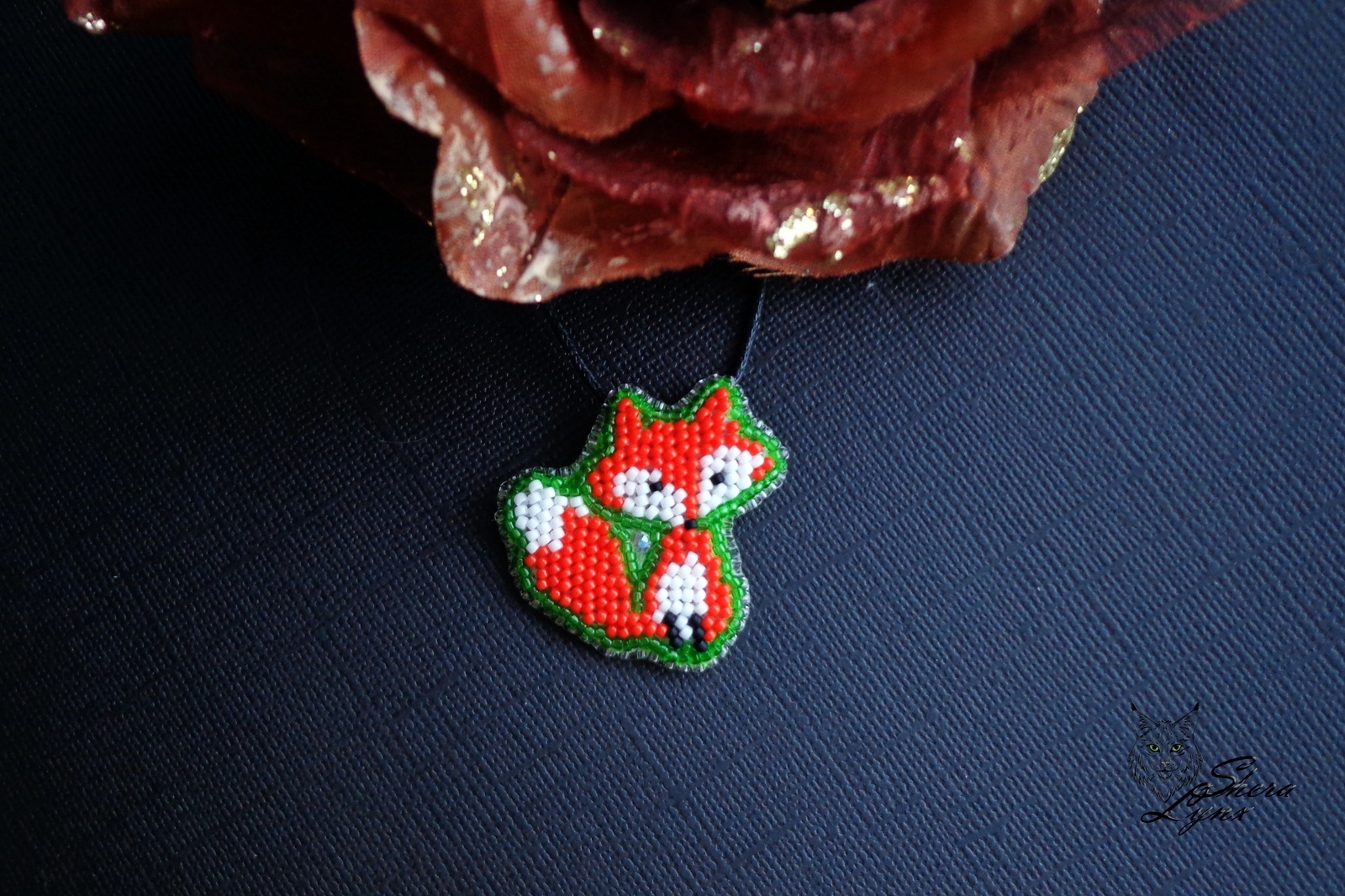 Fox red post - My, Beads, Handmade, Needlework, Decoration, Pendant, Fox, Redheads, Friday tag is mine, Longpost