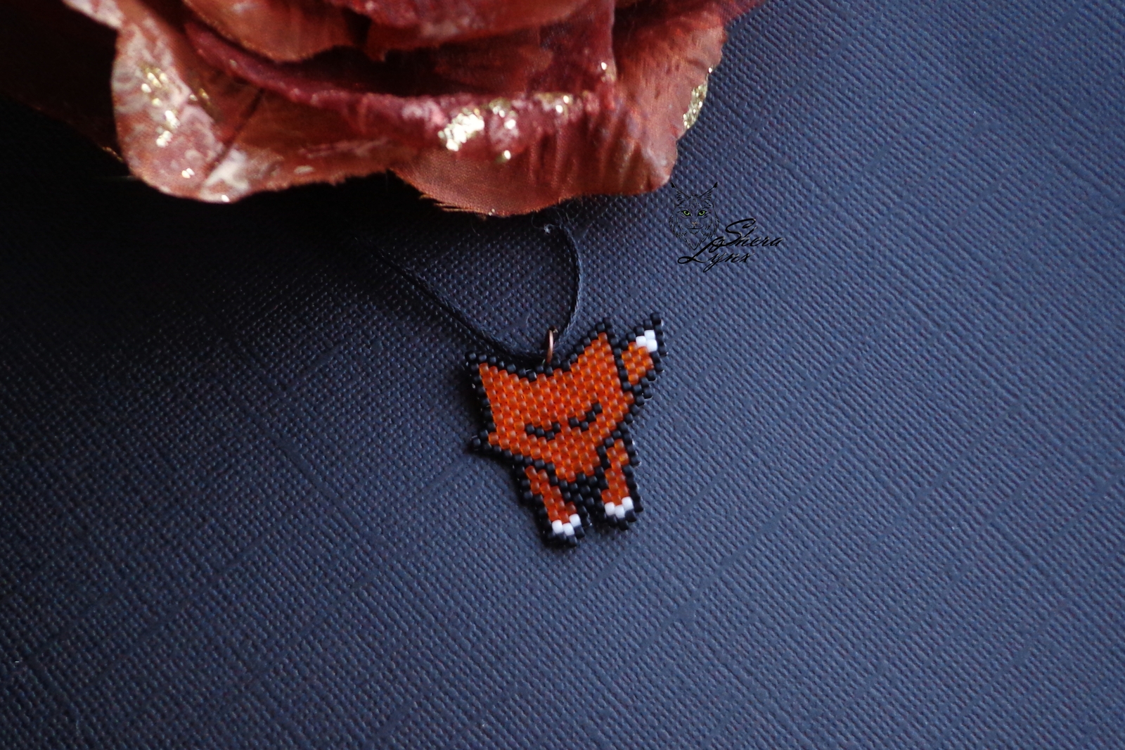 Fox red post - My, Beads, Handmade, Needlework, Decoration, Pendant, Fox, Redheads, Friday tag is mine, Longpost