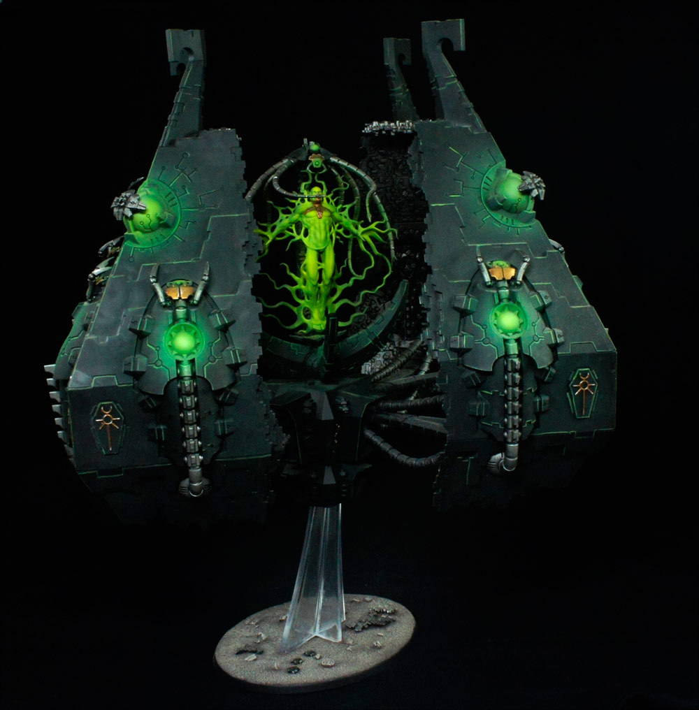 Necrons: Part 3. Monoliths and super-heavy vehicles. - My, Warhammer 40k, Wh back, Wh miniatures, Longpost, Continuation, 
