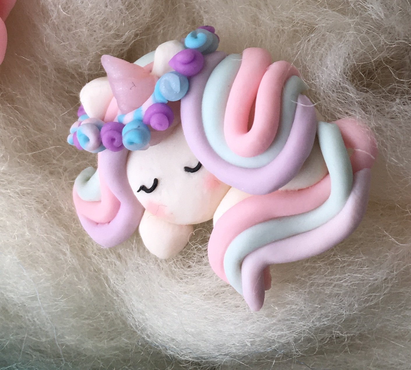 Unicorns from polymer clay. - My, Polymer clay, Unicorn, Milota, Longpost