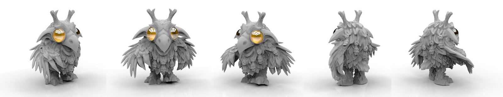 Moon Owl - My, Warcraft, , Moonkin, Handmade, Jewelcrafting, Statuette, Owls, Wow, Coub, Longpost