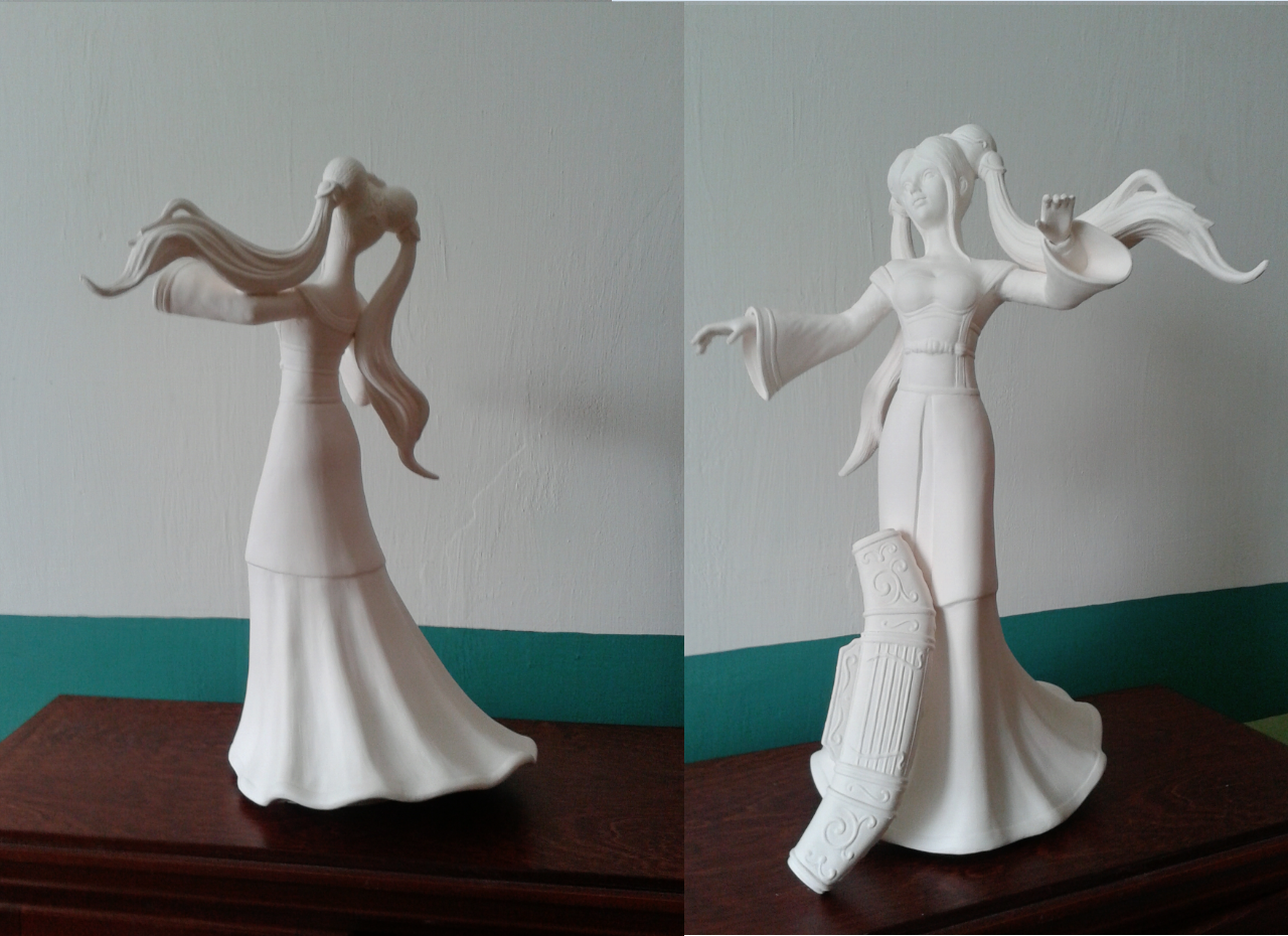 League of Legends champion figurines - My, Sona, League of legends, Ahri, Sivir, Games, Creation, Longpost