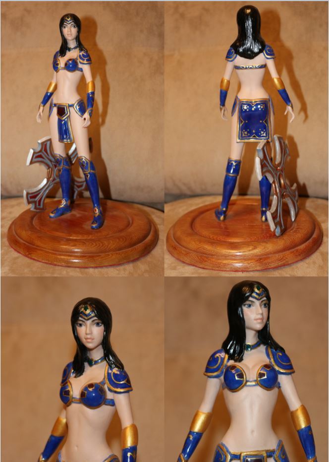 League of Legends champion figurines - My, Sona, League of legends, Ahri, Sivir, Games, Creation, Longpost