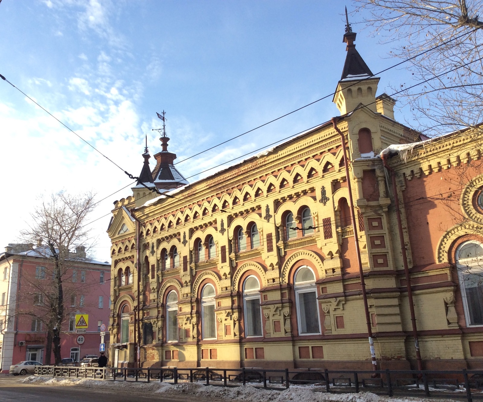 Архитектура в Иркутске. - Моё, Иркутск, Закат, Архитектура