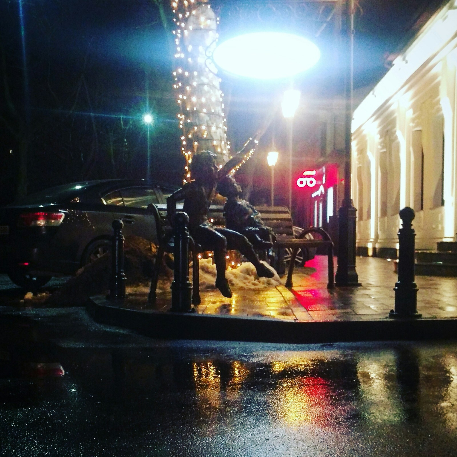 Night streets, Moldova - Моё, Instagram, Молдова, Ночь, Lights