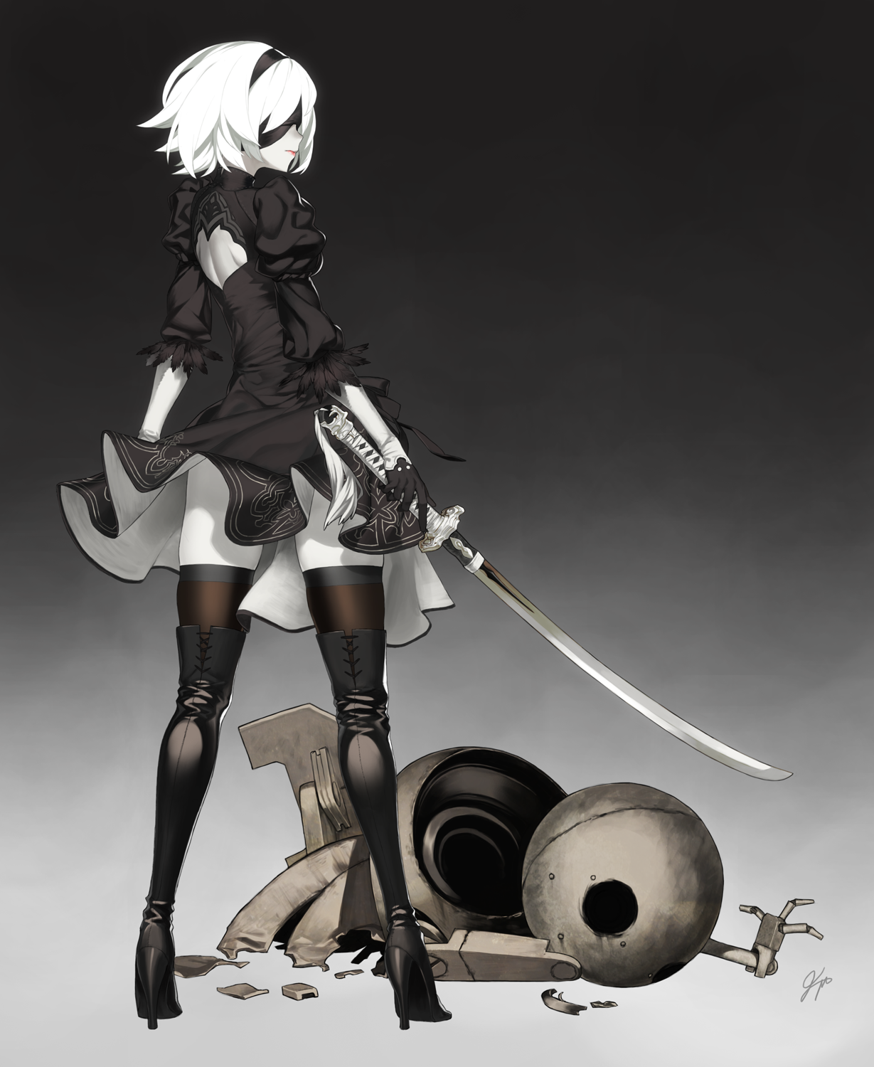 NieR: Automata / 2B. | Пикабу