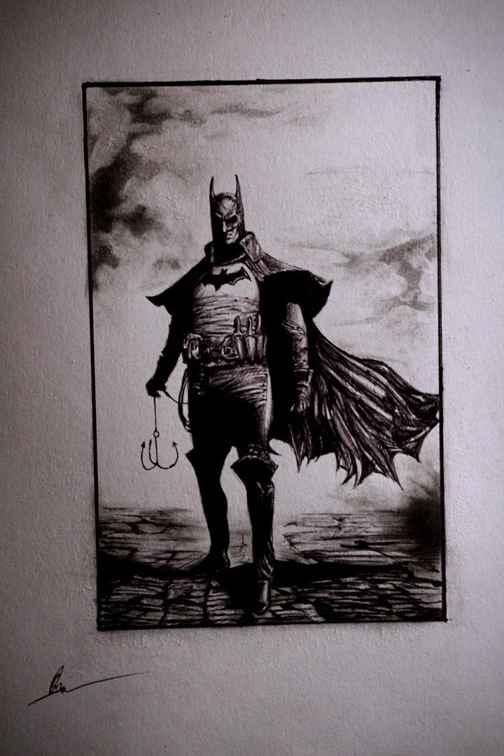 19th century batman - My, Batman, Dc comics, Comics, Art, Drawing, Pen drawing, Batman