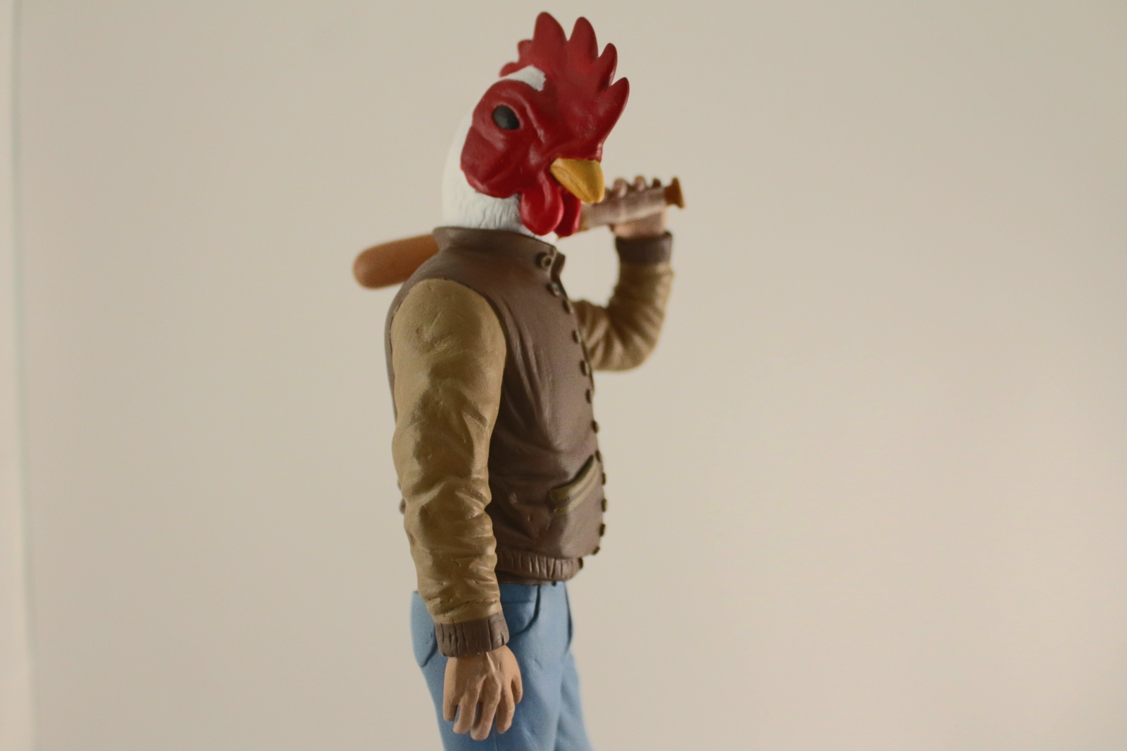 Figure Jacket from HOTLINE MIAMI - My, Hotline miami, Figurines, Polymer clay, Hotline miami 2, Jacket, Richard, The statue, Retrowave, Longpost, Sculpture