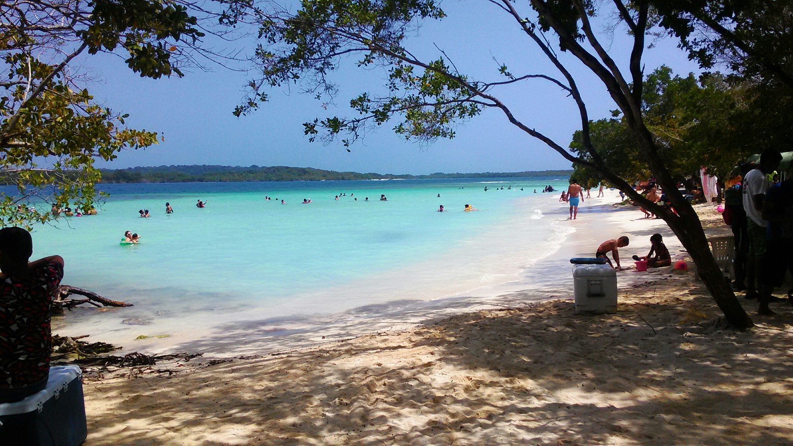 Playa azul (Blue Beach, Venezuela) - My, Venezuela, Beach, Caribs, Relaxation, Island, Business trip