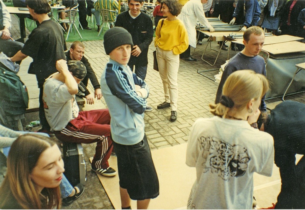 Breakers. Arbat, 1994. - Moscow, Old Moscow, Memory, Longpost