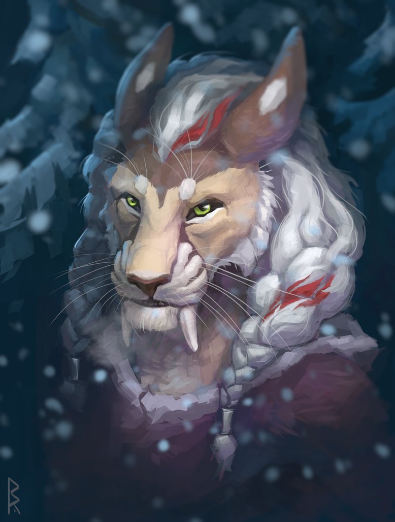 serious look - Furry, Anthro, Brevisart, Art