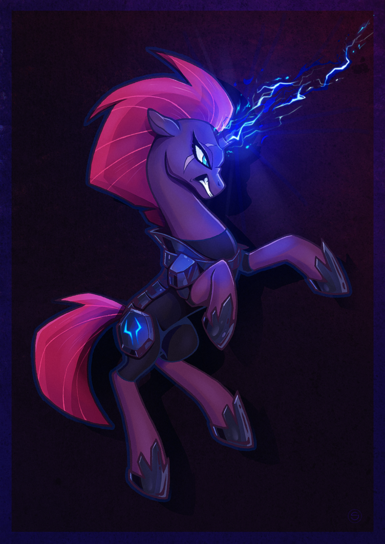 Это мой ОС Tempest Shadow... | Пикабу