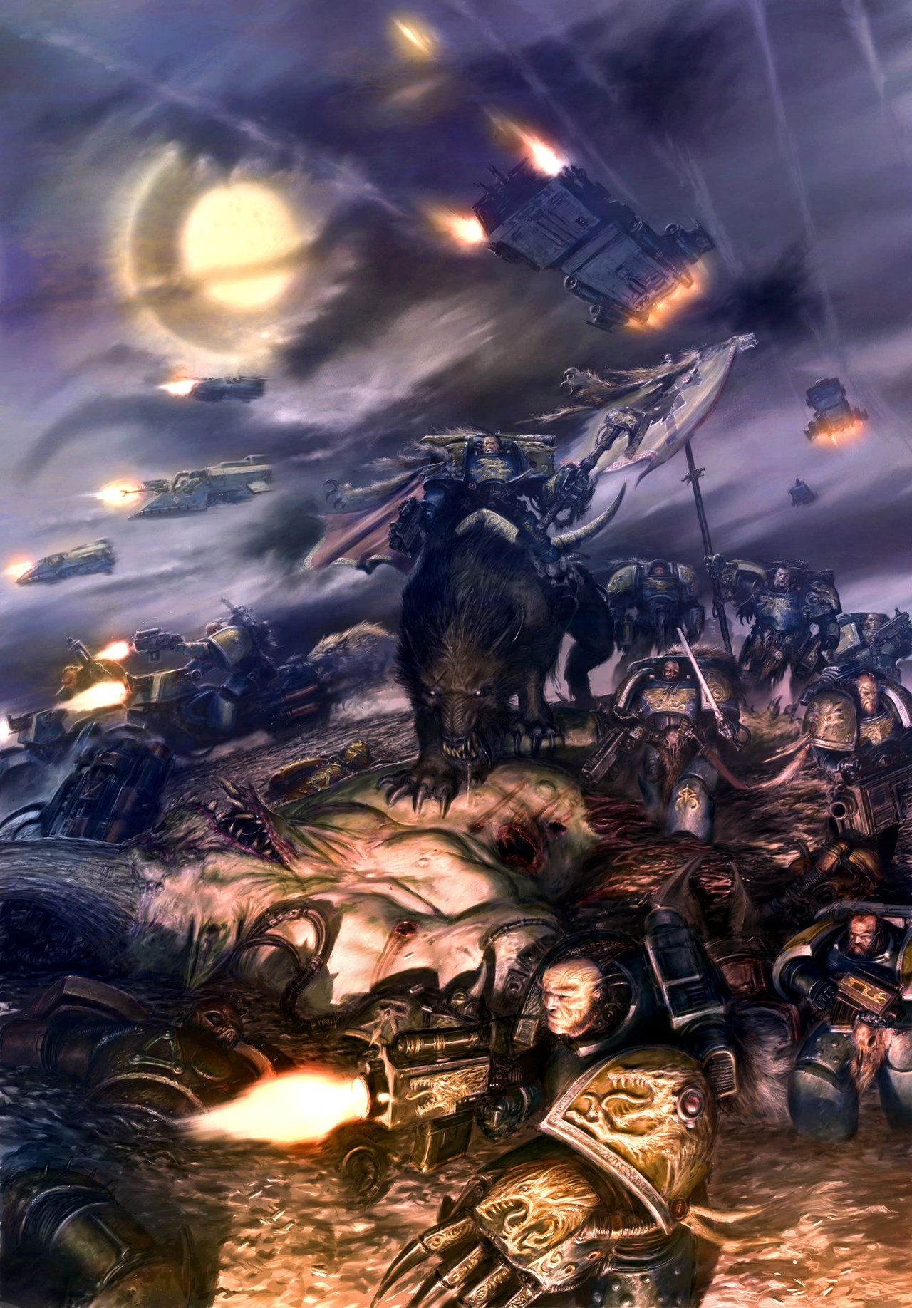 spacewolves - Space wolves, Warhammer 40k, Space Marine, Longpost