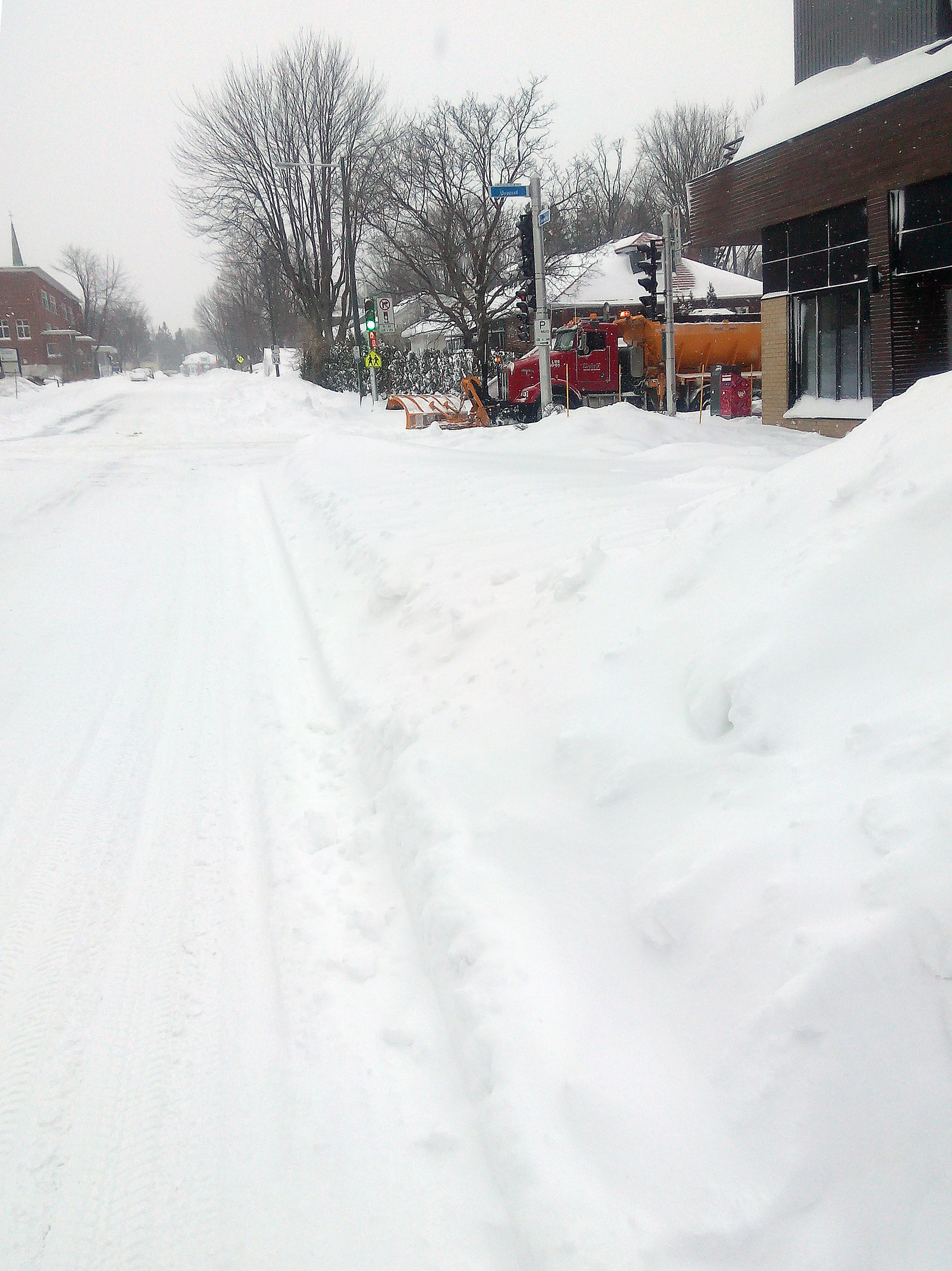 Snow Storm Stella or Canadian Spring (March 15, 2017) - My, Canada, Blizzard, Quebec, , Snow, Spring, Winter, Longpost