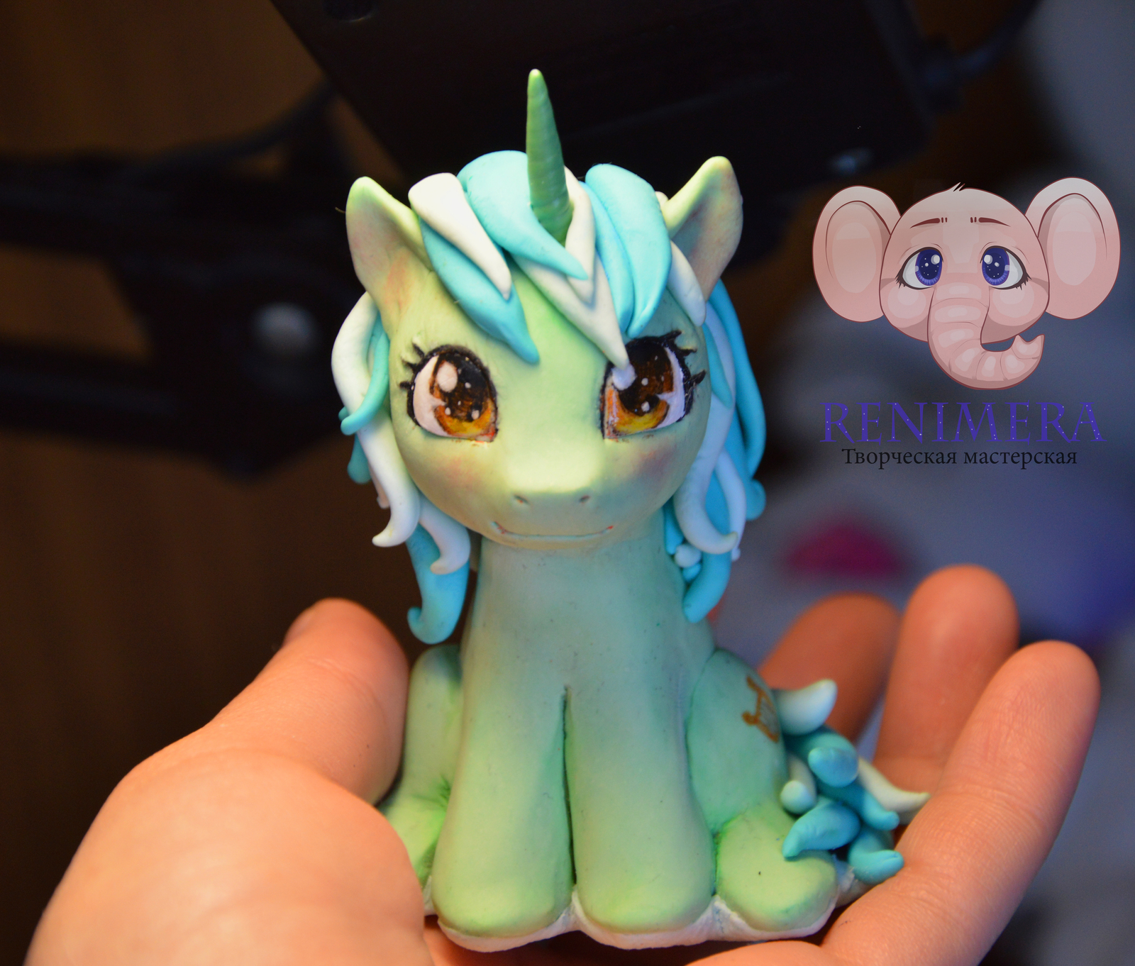 Polymer clay pony - My, My little pony, Polymer clay, Handmade, Longpost, Lyra heartstrings