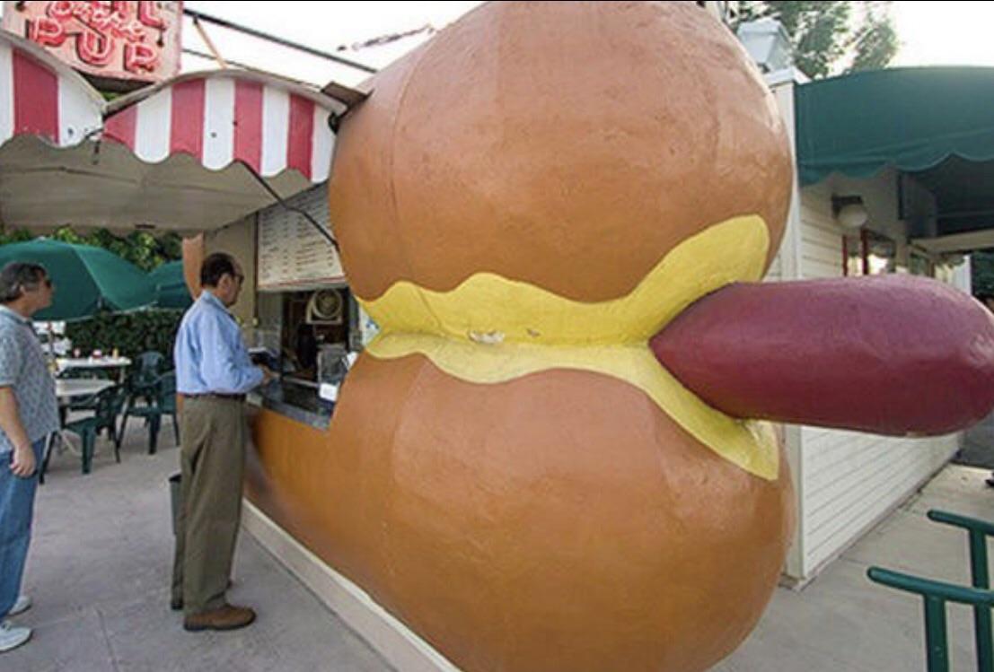 Totally unappetizing hot dog ad - Advertising, Hot Dog