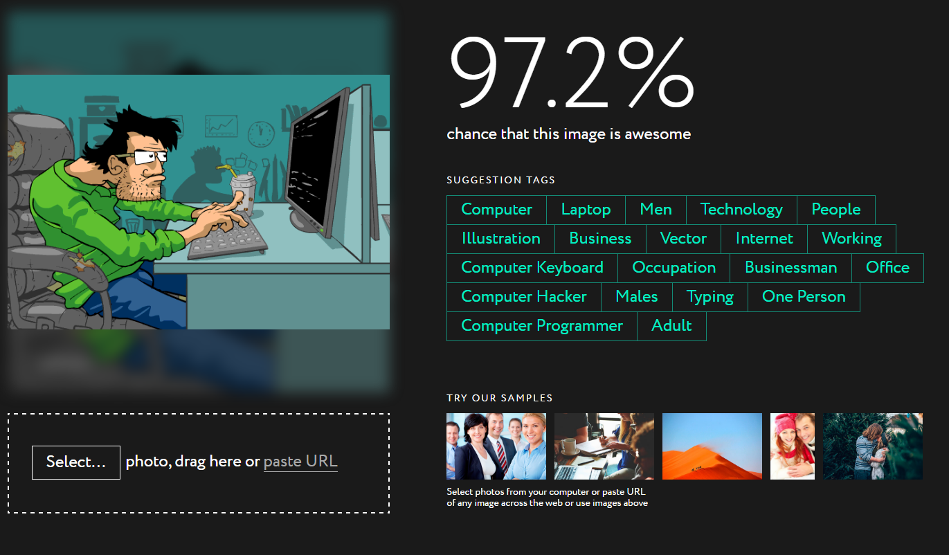 A neural network that analyzes your photos for coolness - Нейронные сети, Programmer, IT, 0x00, Humor