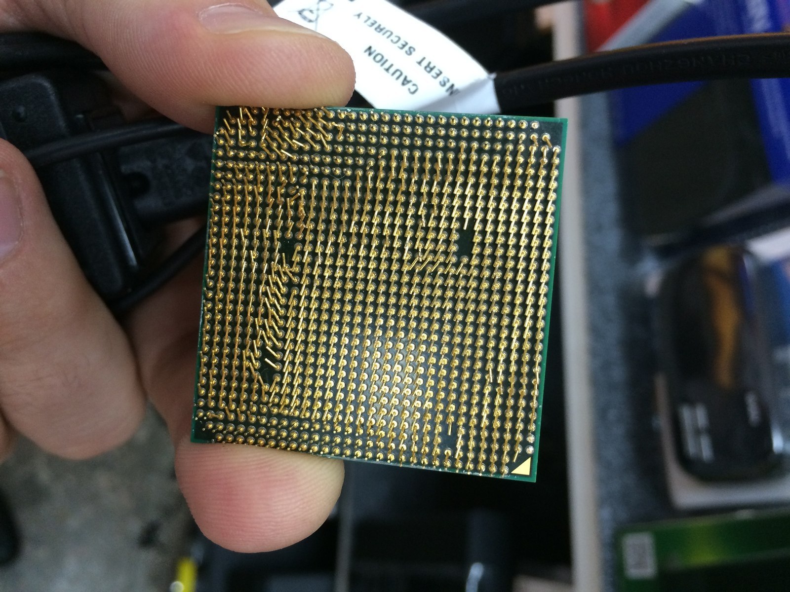 When installing the processor, something went wrong ... - Games, PC, Computer