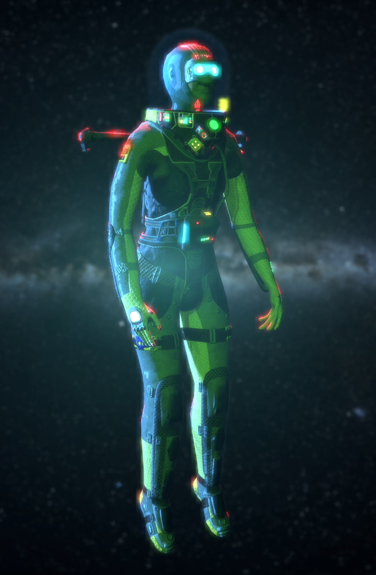 Astronaut - My, Zbrush, 3D modeling, 3D model, Космонавты, Longpost