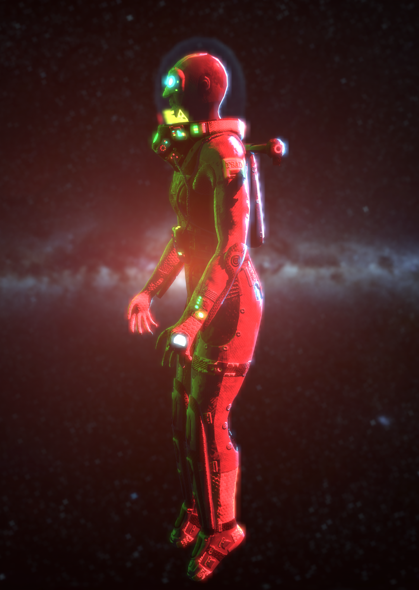 Astronaut - My, Zbrush, 3D modeling, 3D model, Космонавты, Longpost