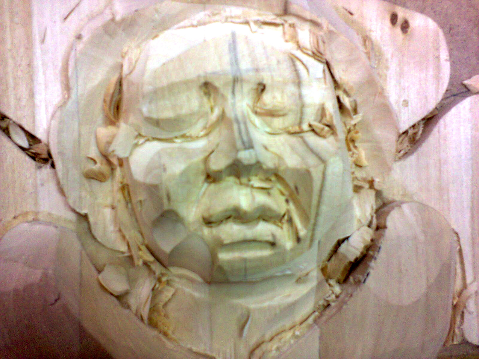 Cherubim, almost in stages - My, Wood carving, Cherub, Woodworking, Longpost